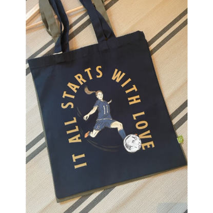 Picture of Women's Football Tote Bag